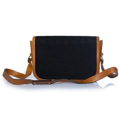 Gucci, Vintage GG emaille bag with black canvas