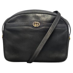 Gucci Vintage GG Leather Camera Shoulder Bag