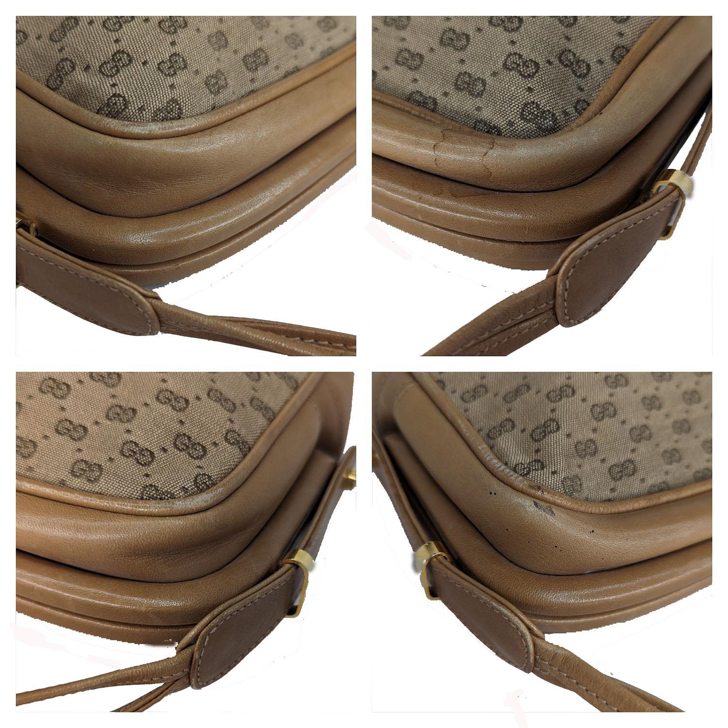 Sac à bandoulière Gucci Vintage GG Micro Monogram en vente 5