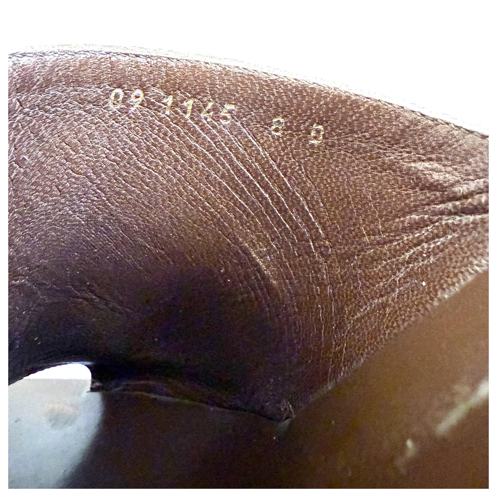 Gucci Vintage GG Monogram Canvas Block Heel Mules Inizio anni 2000 Y2K Taglia 8B in vendita 5
