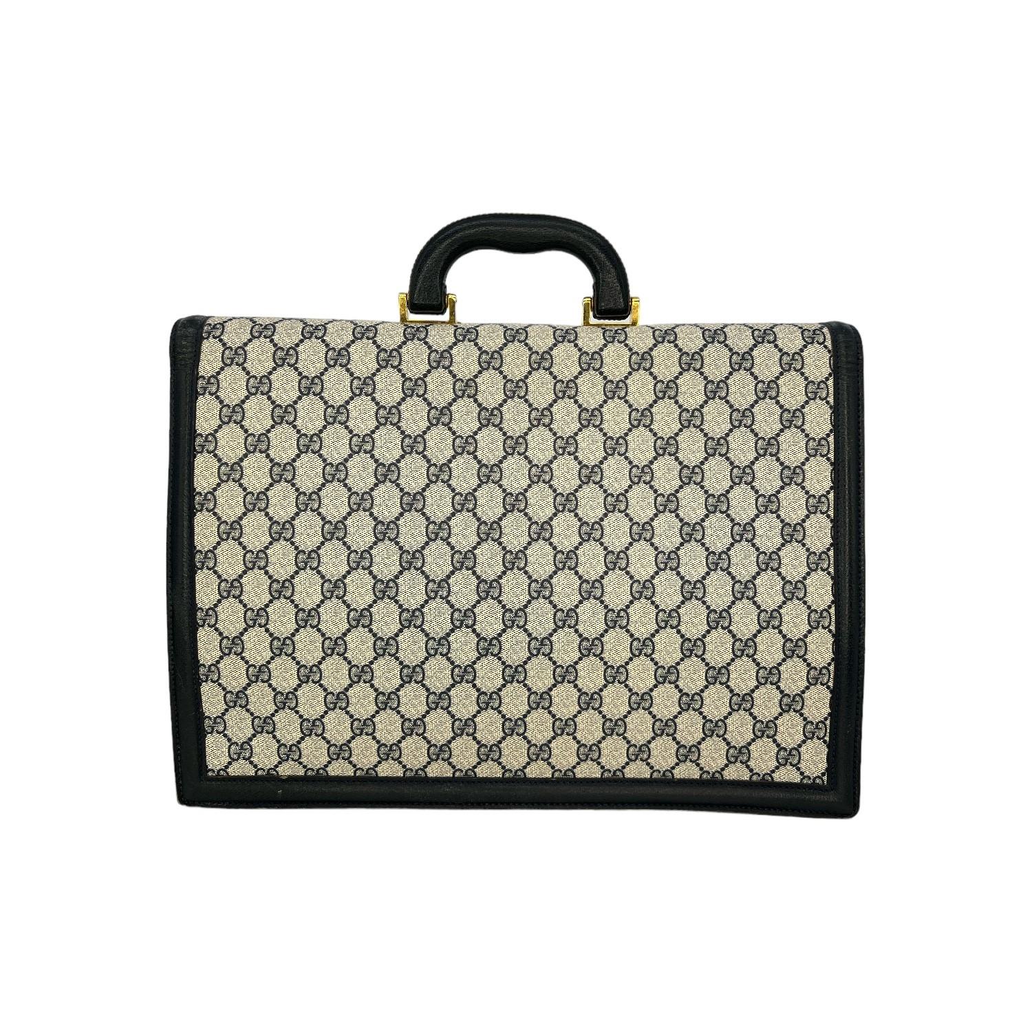 Vintage gucci briefcase leather cheap