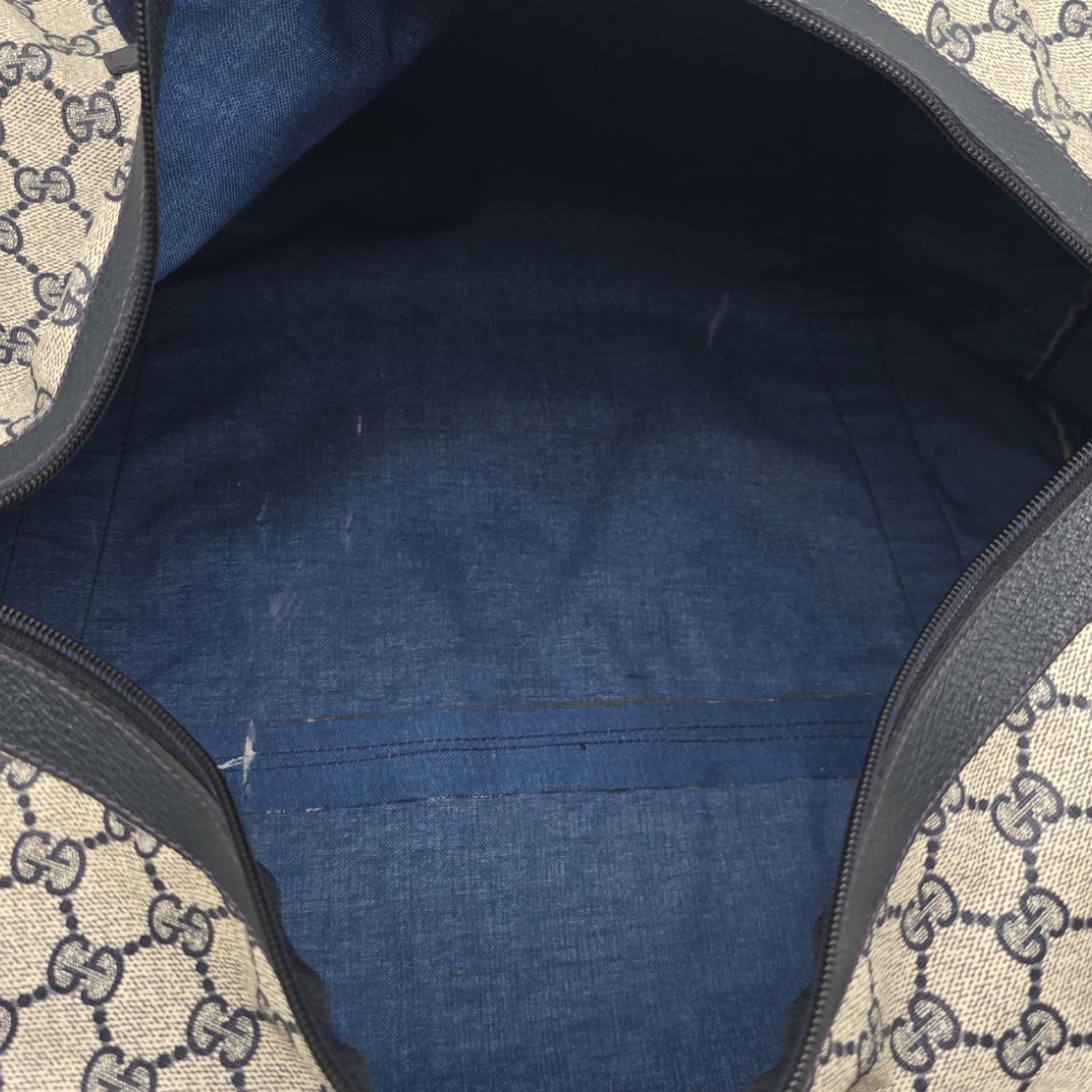 Gucci Vintage GG Plus Weekender Carry-on Duffle Bag For Sale 1