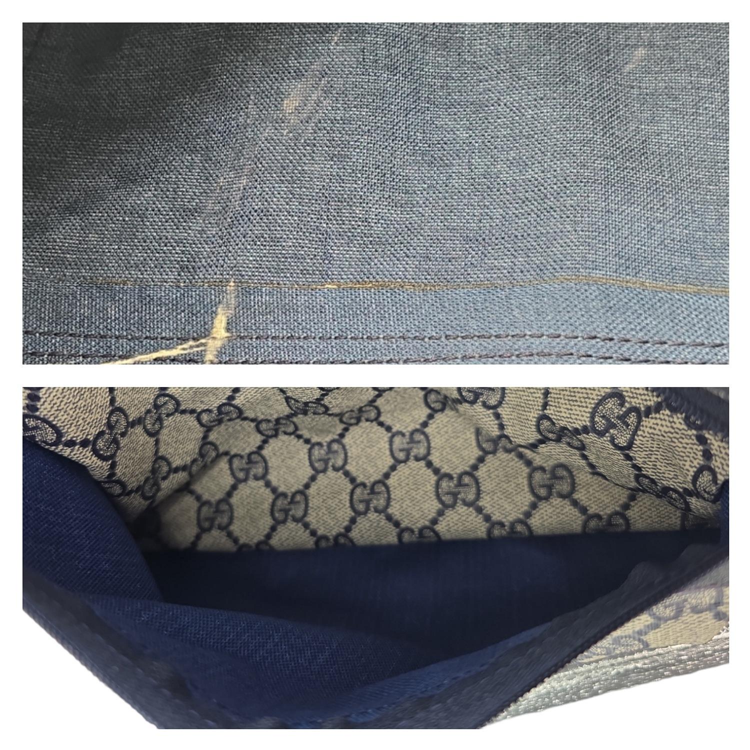 Gucci Vintage GG Plus Weekender Carry-on Duffle Bag For Sale 3