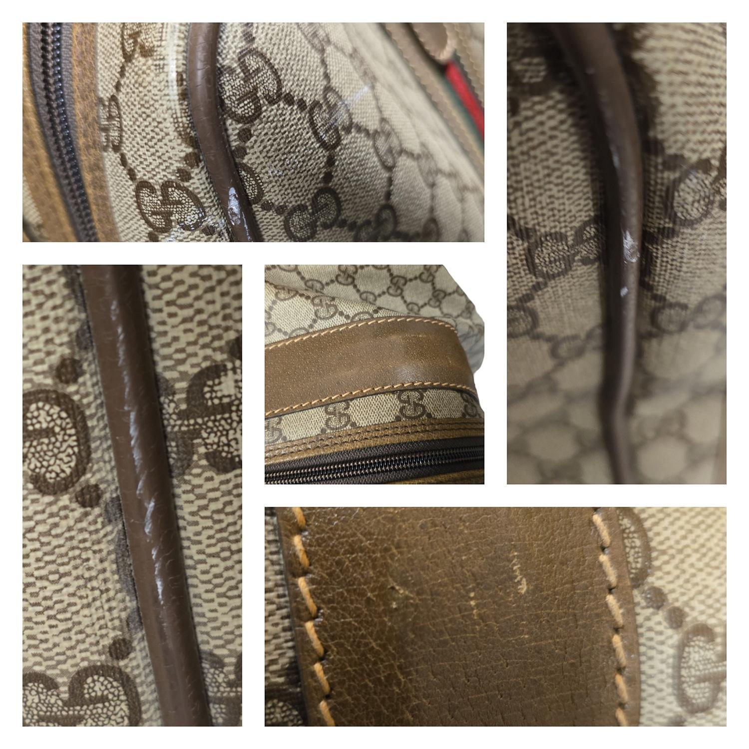 Gucci Vintage GG Pluss Web Suitcase 4
