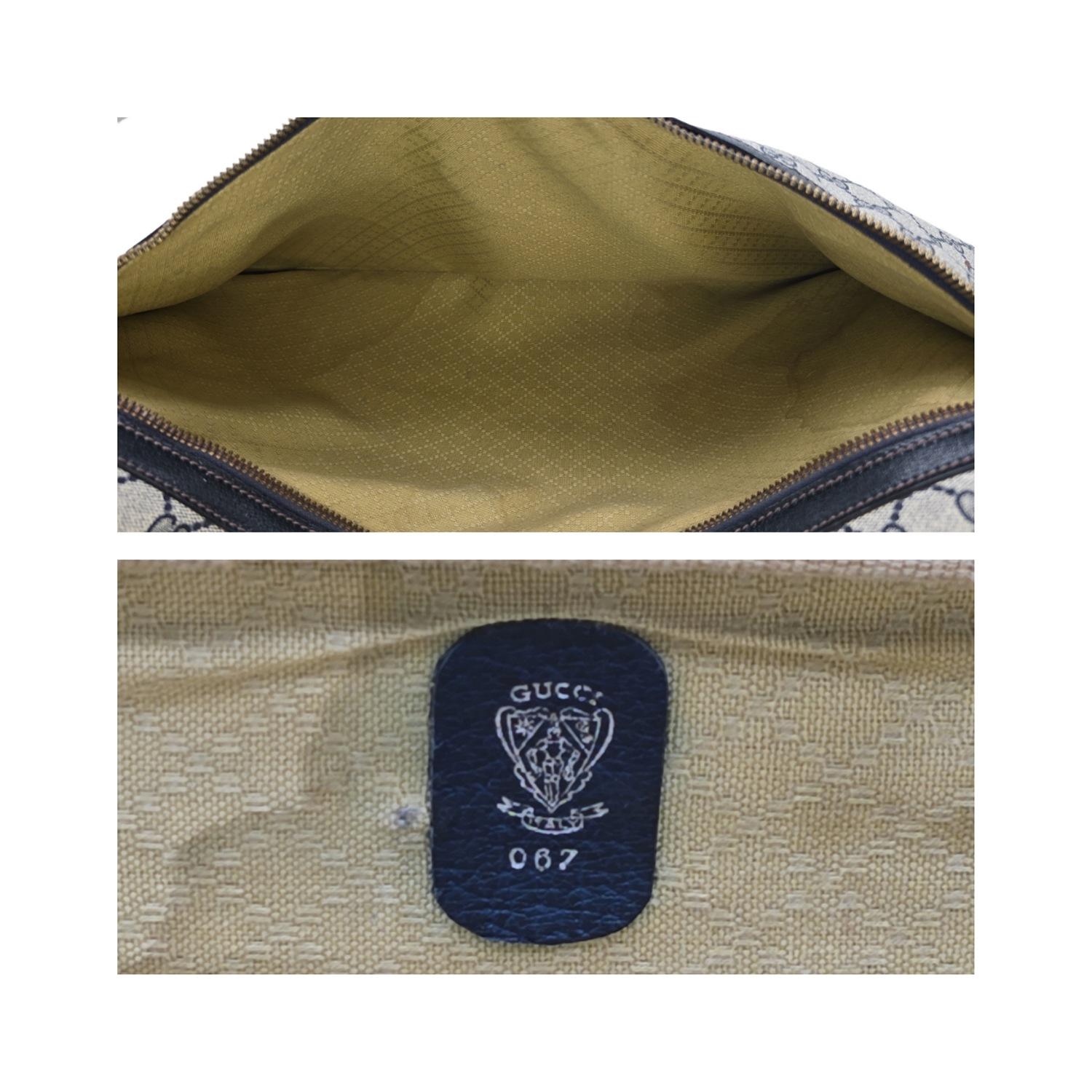 Gucci Vintage GG Web Suitcase Luggage For Sale 3
