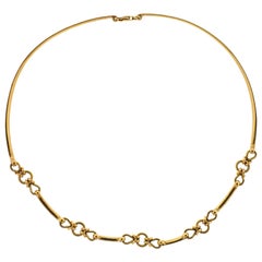 Gucci Vintage Gold Link Necklace