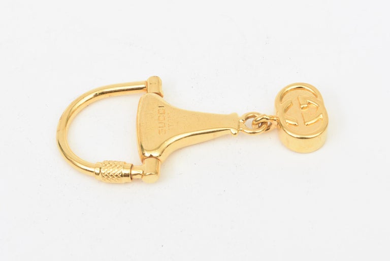 希少✨ OLD GUCCI Horsebit logo keychain メンズ 希少✨ OLD GUCCI Horsebit logo keychain