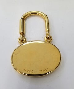 Gucci Vintage Gold Plated Unisex Keychain