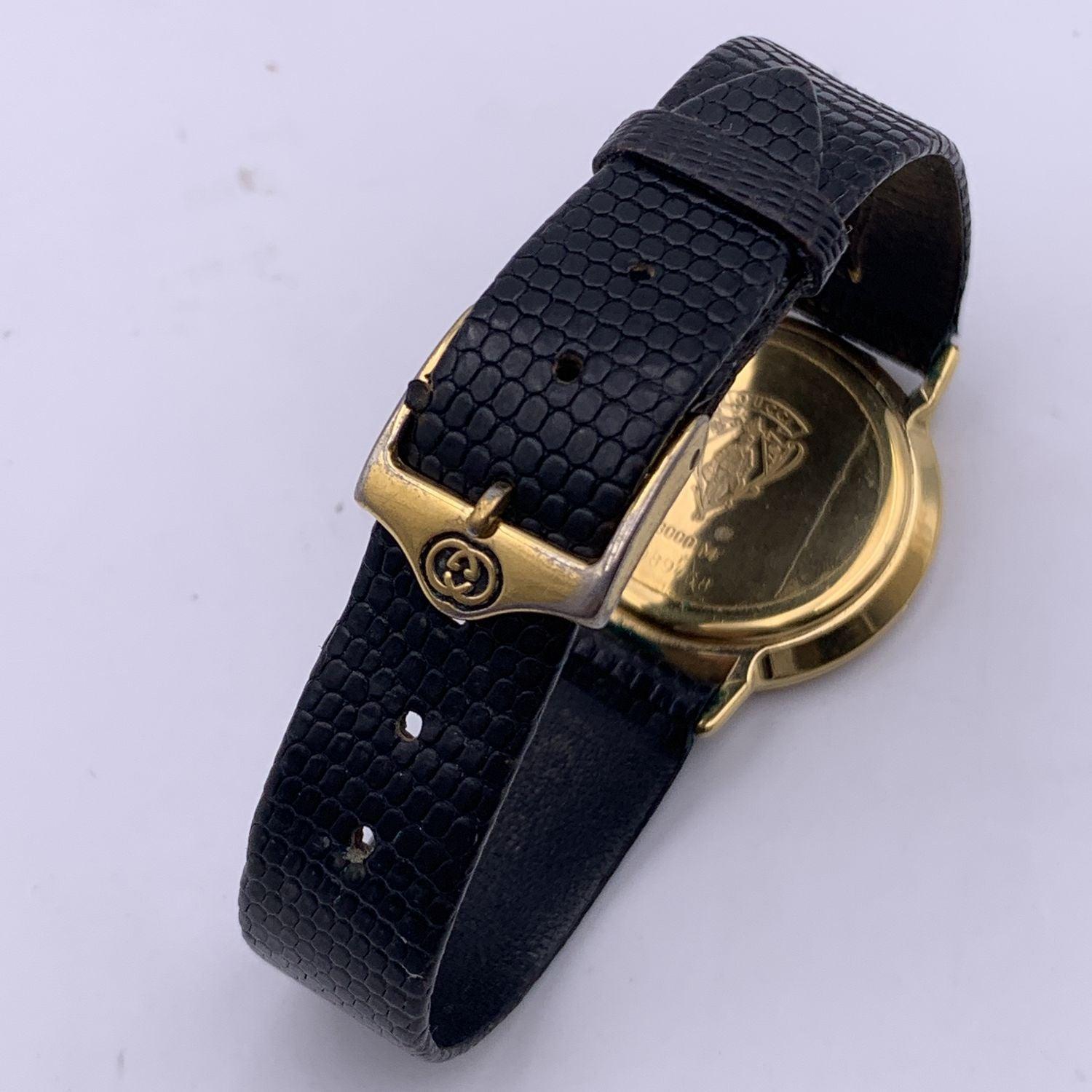 vintage gucci watch leather strap