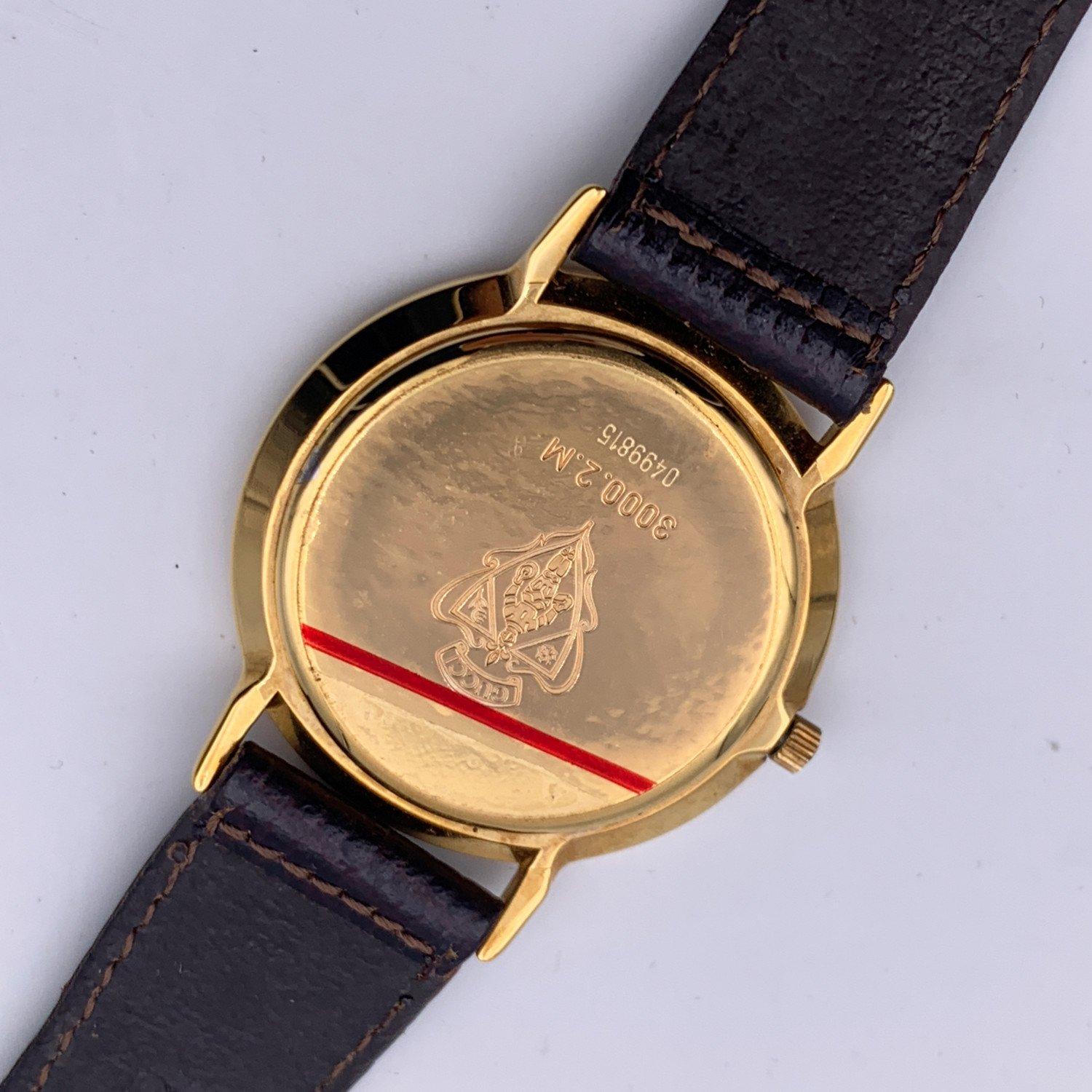 vintage gucci watch leather strap