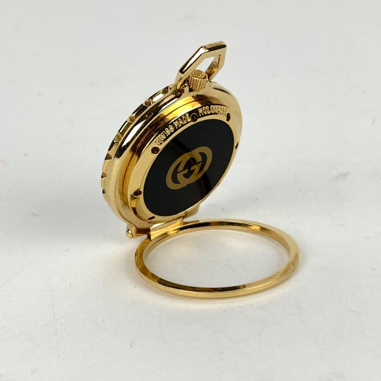 Almost NEW Gucci World Alarm Clock Vintage Rare Gucci Quartz Travel Alarm Clock Gucci Vintage Desk Table Travel Alarm Clock READ | eBay main image 4