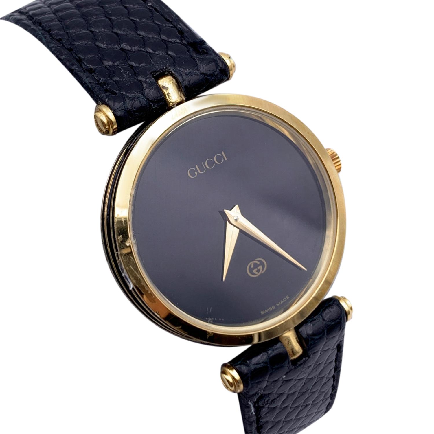 gucci vintage gold watch