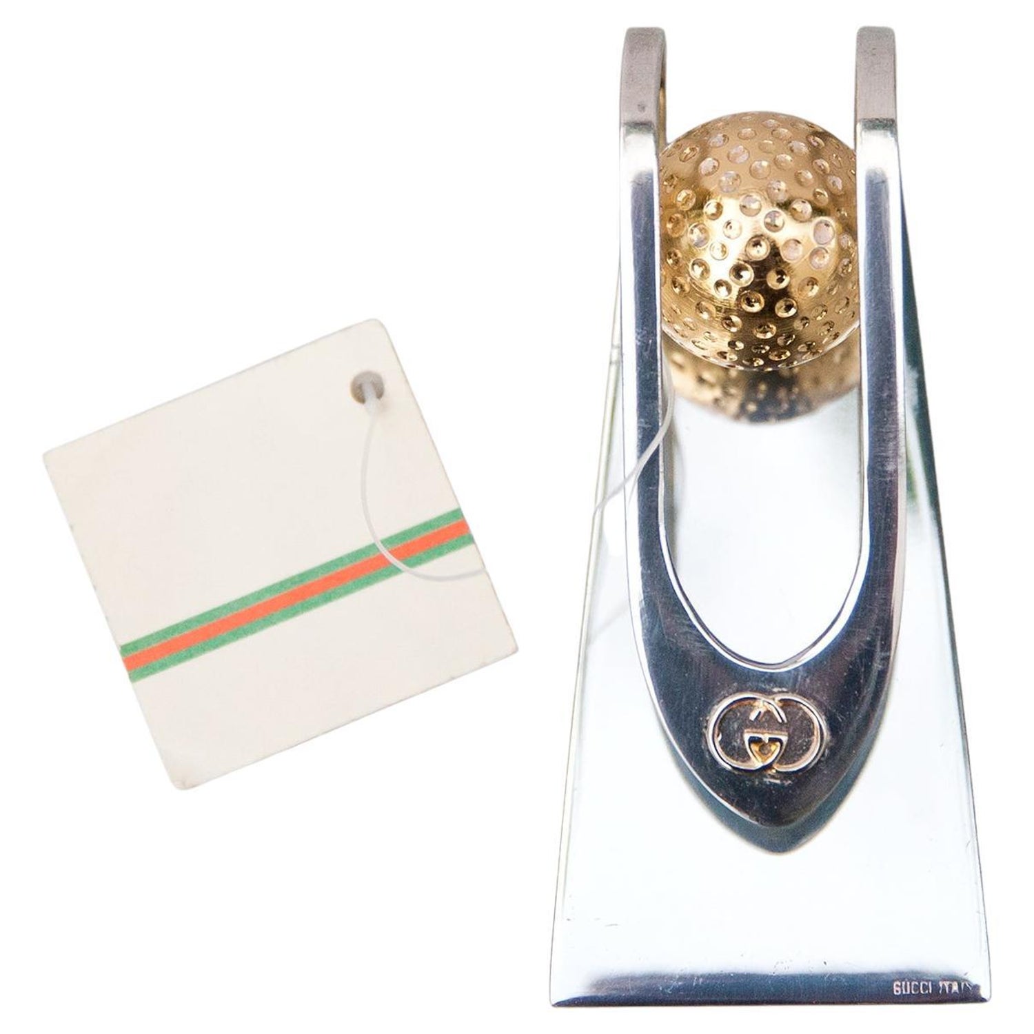 Gucci Vintage Golf Ball Money Clip, 1970 For Sale at 1stDibs | gucci golf  ball