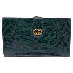 Gucci Vintage Green Leather GG Logo Wallet Coin Purse For Sale at 1stDibs |  coin purse gucci, gucci vintage coin purse