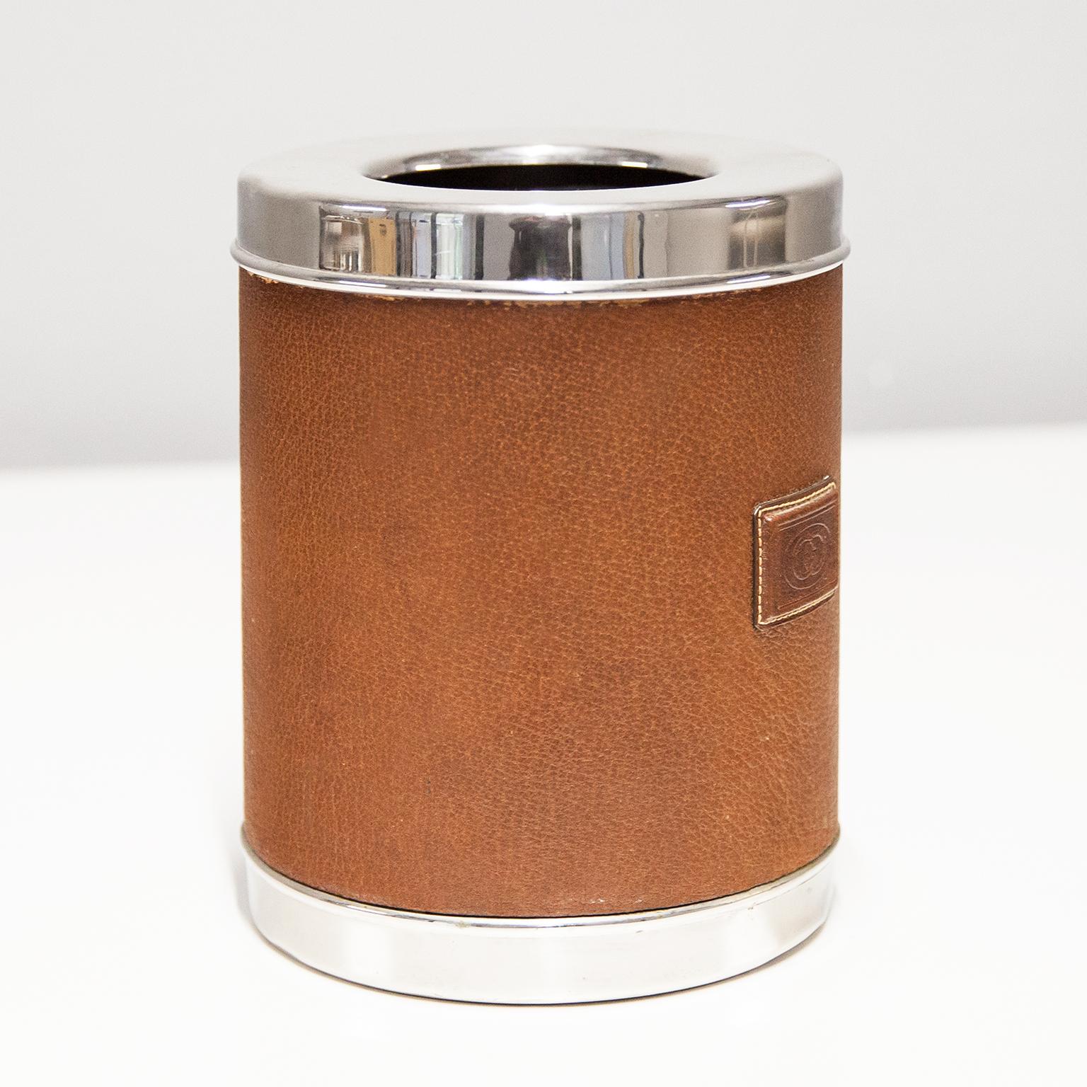 Gucci Vintage Ice Bucket Wine Cooler , 1970s In Good Condition In Munich, DE