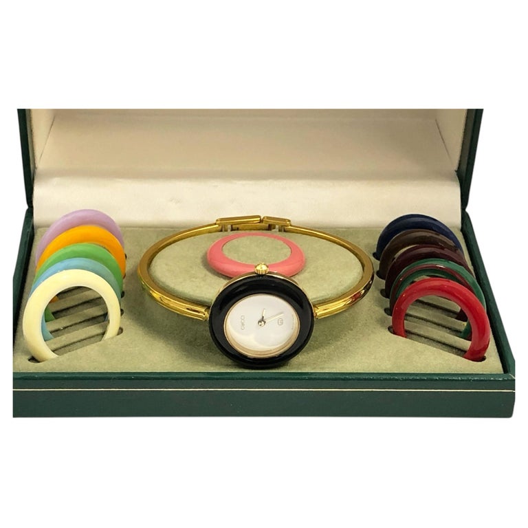 Gucci Vintage Interchangeable Wrist Watch set complete For  display picture 1
