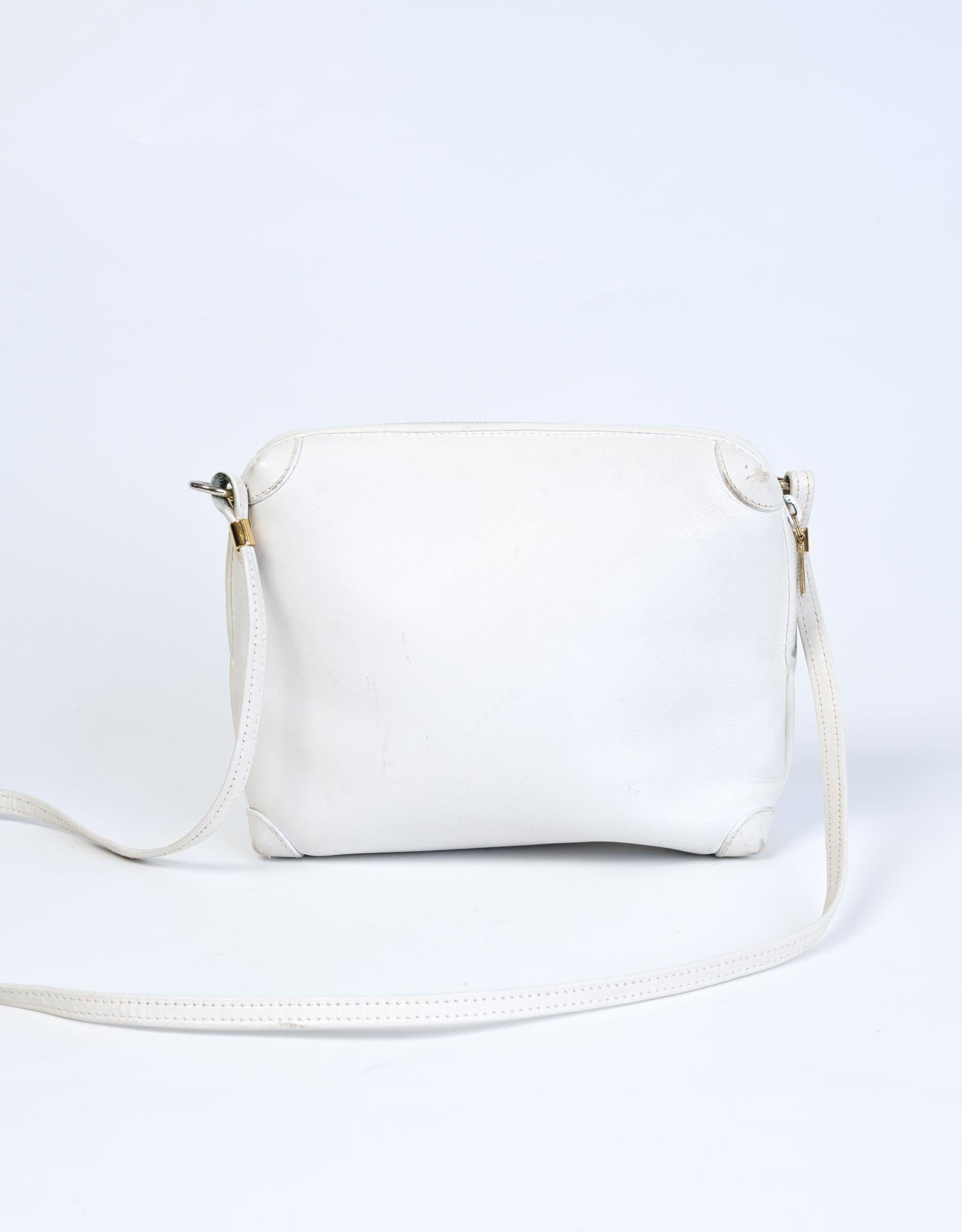 Gucci Vintage ineinandergreifende GG Umhängetasche (Grau)