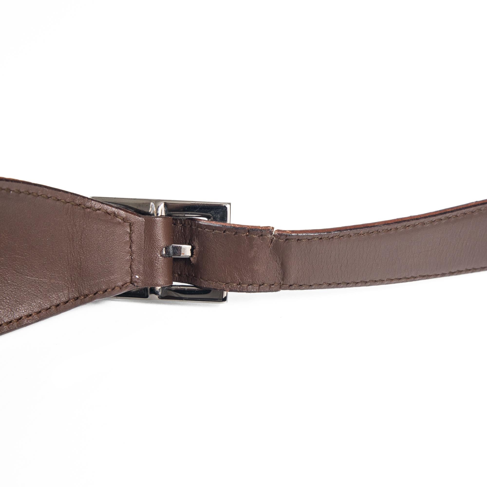 Gucci Vintage Jackie Navy Canvas Brown Leather Shoulder Bag For Sale 6