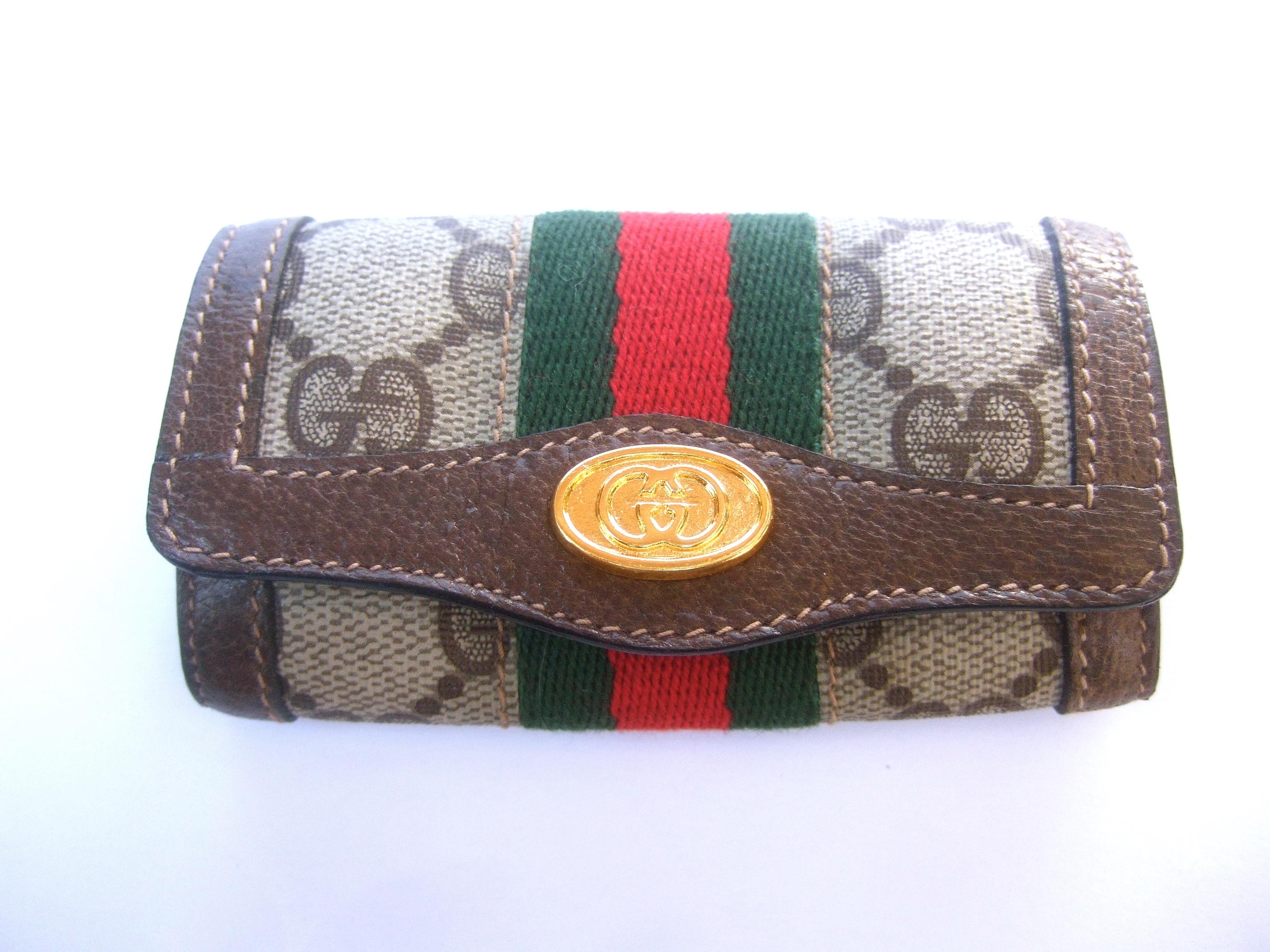 Gucci Vintage Key Chain Case in Gucci Presentation Box c 1980s 2