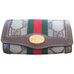 Gucci Retro Key Chain Case in Gucci Presentation Box c 1980s