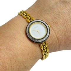 GUCCI vintage ladies interchangeable bezel designer watch box with papers