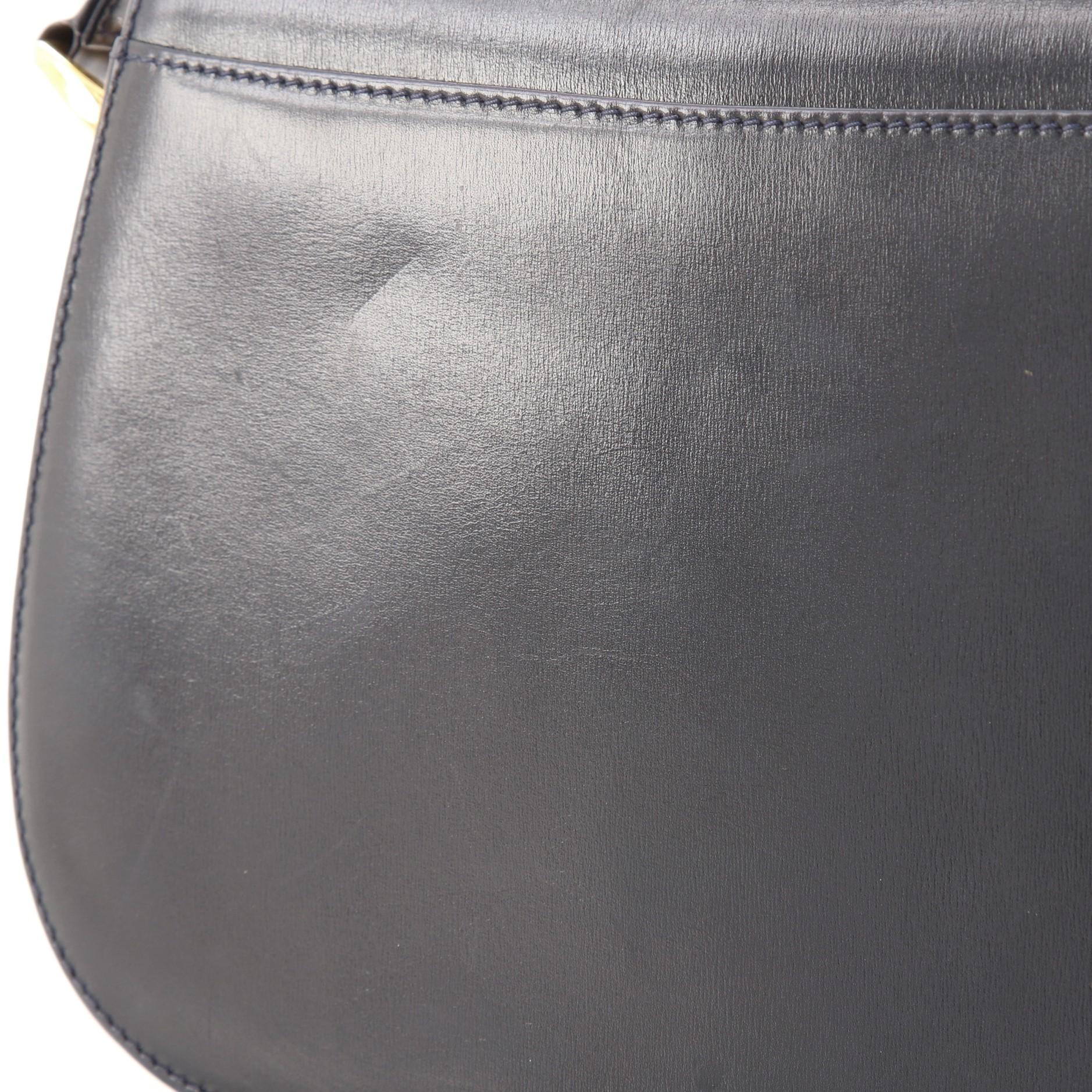 Gucci Vintage Lady Lock Flap Crossbody Bag Leather Small 1