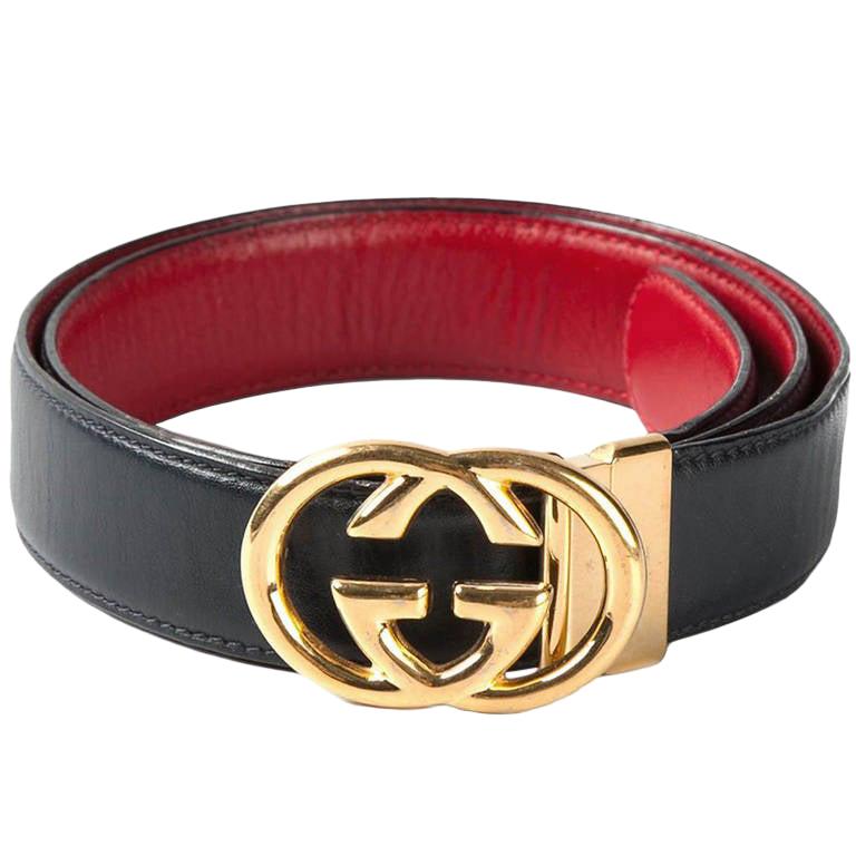 Gucci Leather Belts - 22 For Sale on 1stDibs