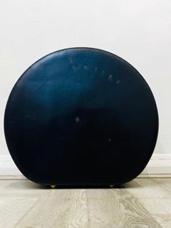 Gucci Vintage Leather Hat Box Trunk Case