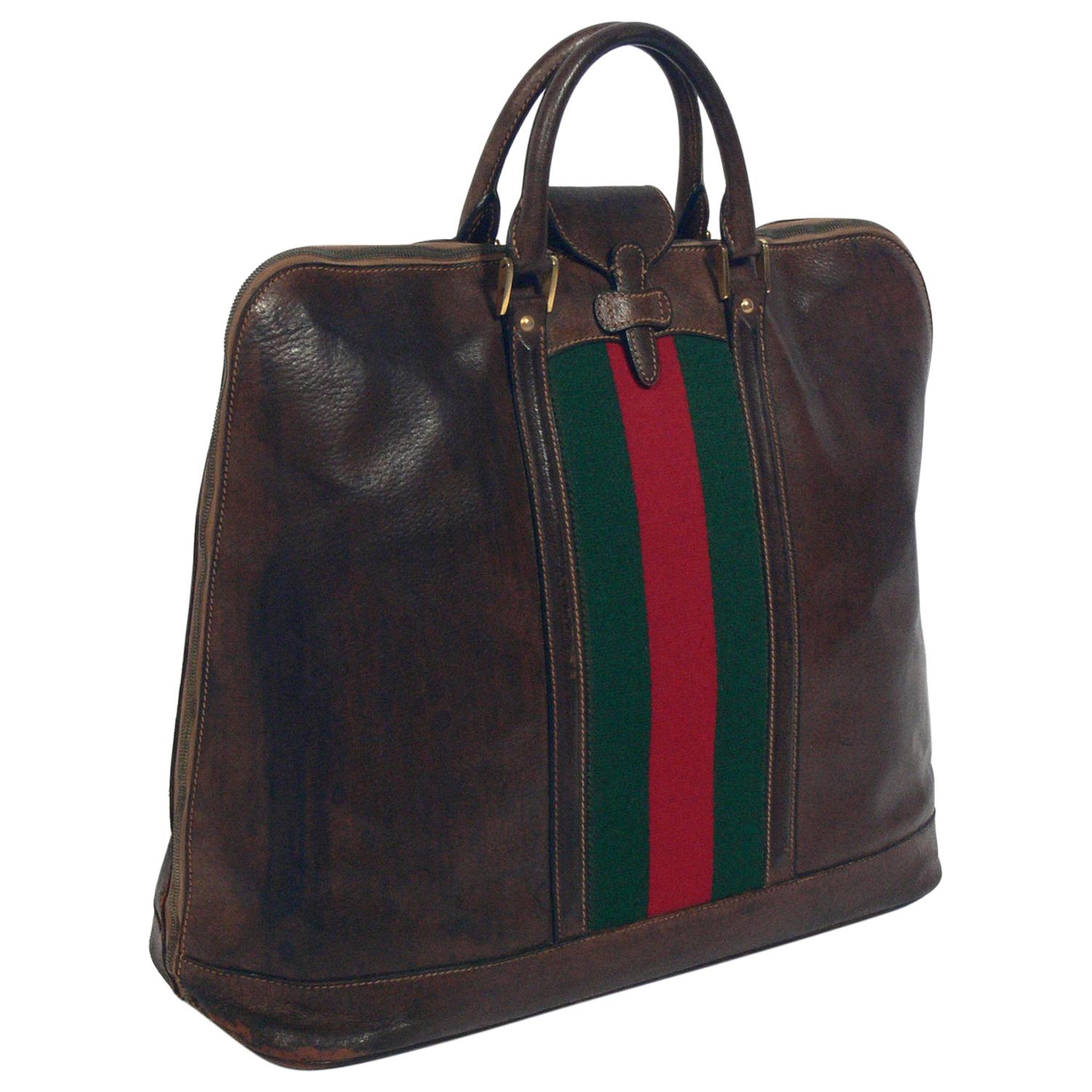 gucci vintage leather bag