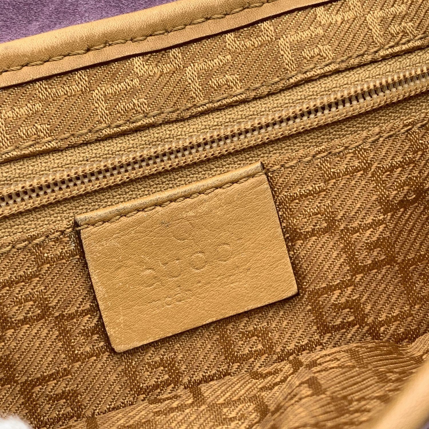 Gucci Vintage Lilac Suede Tom Ford Tiger Head Flap Shoulder Bag 2
