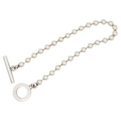 Gucci Vintage Logo Boule Circle Ball Dots Chain Bracelet Sterling Silver Size 24 Gucci Vintage Logo Boule Circle Ball Dots Chain Bracelet Sterling Silver Size 24