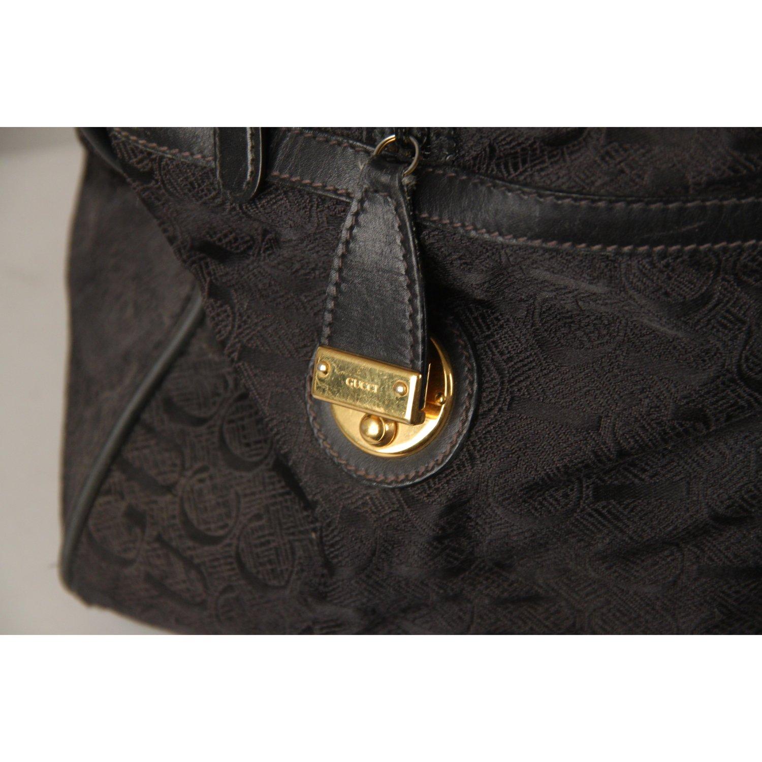 Women's Gucci Vintage Logo Duffle Travel Bag