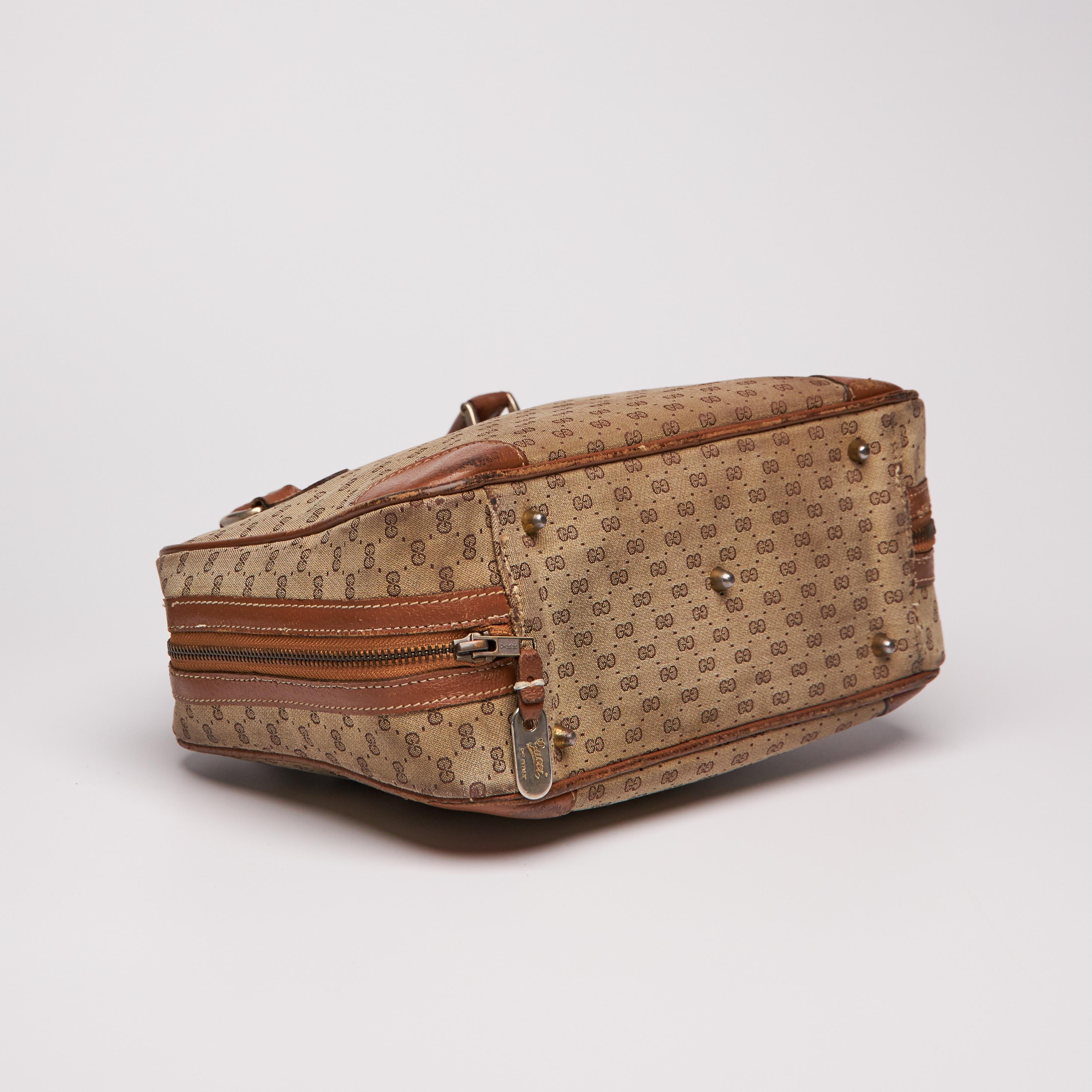 Women's or Men's Gucci Vintage Micro GG Top Handle Bag