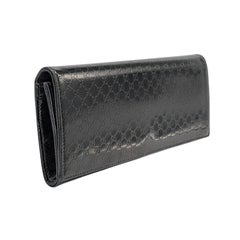 Gucci Vintage Microguccissima Patent Leather Broadway Clutch