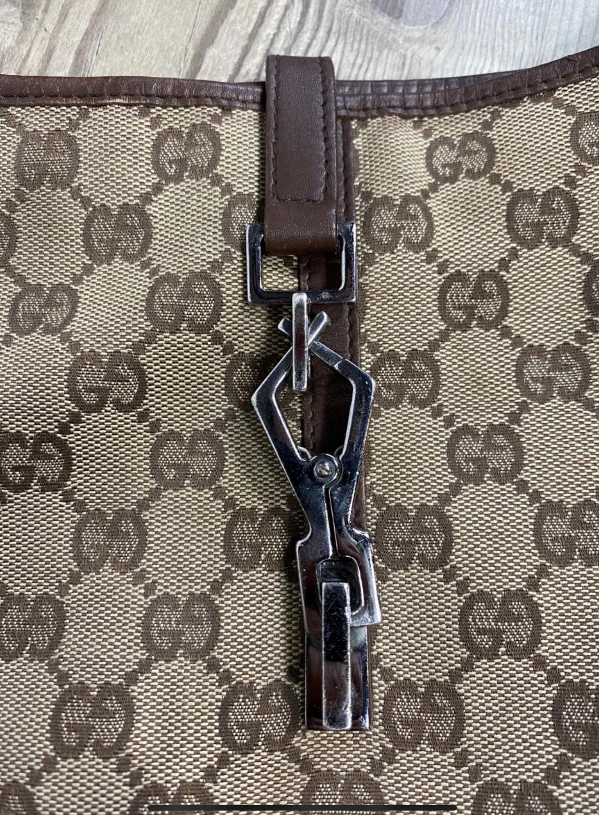 Gucci vintage monogram brown Jackie bag 1