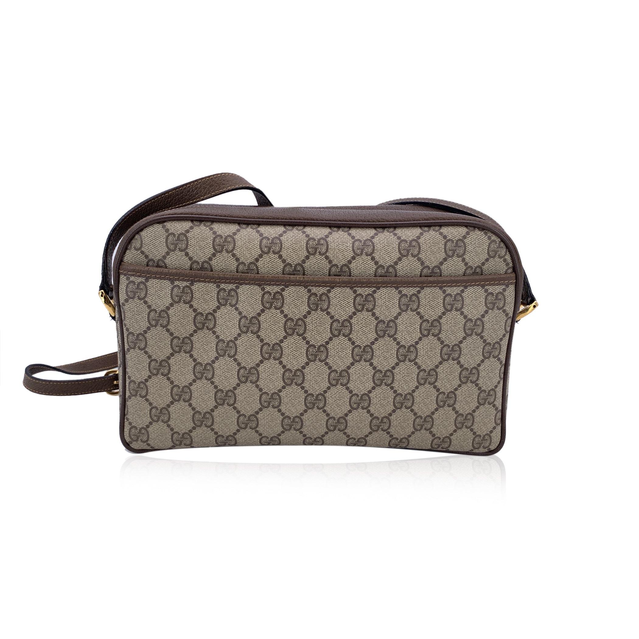 Bolso Crossbody Gucci Vintage Monogram Canvas Ophidia Stripes Negro en venta