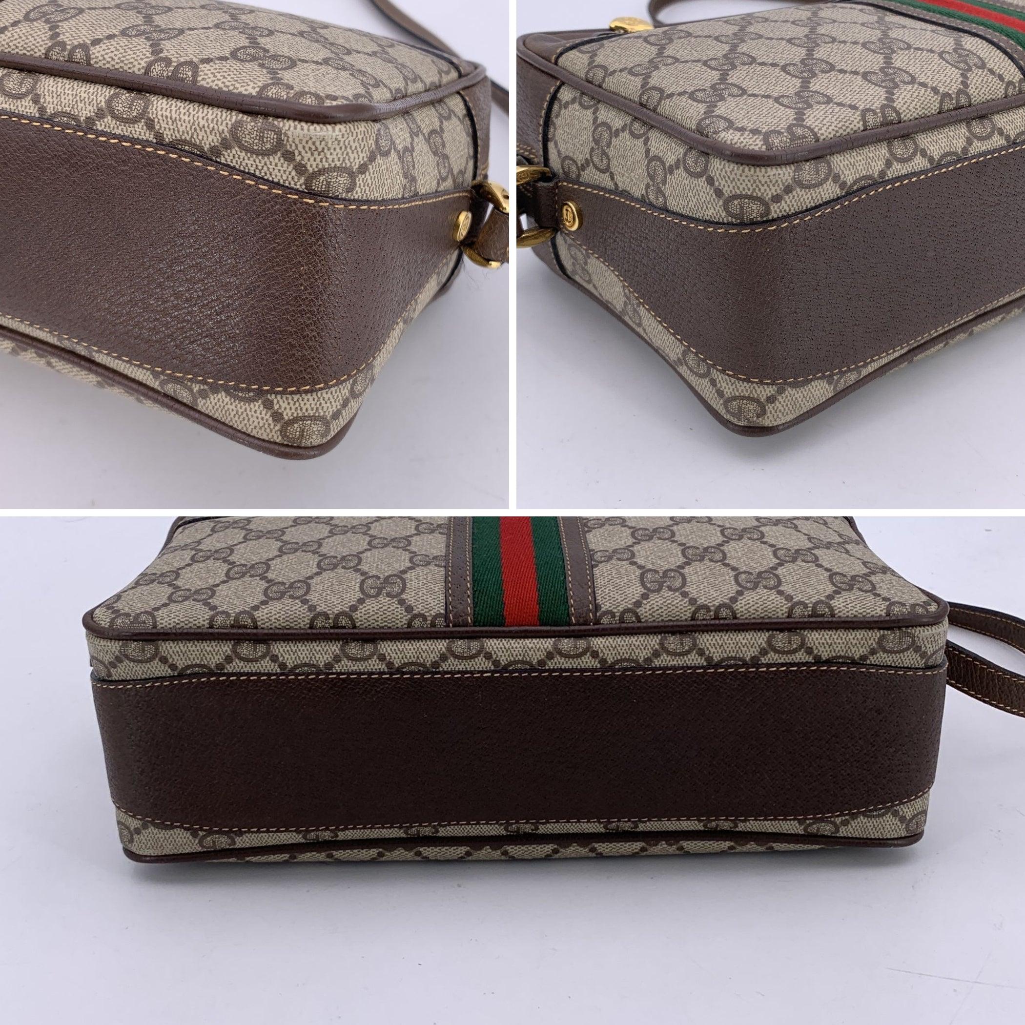 Bolso Crossbody Gucci Vintage Monogram Canvas Ophidia Stripes en venta 1