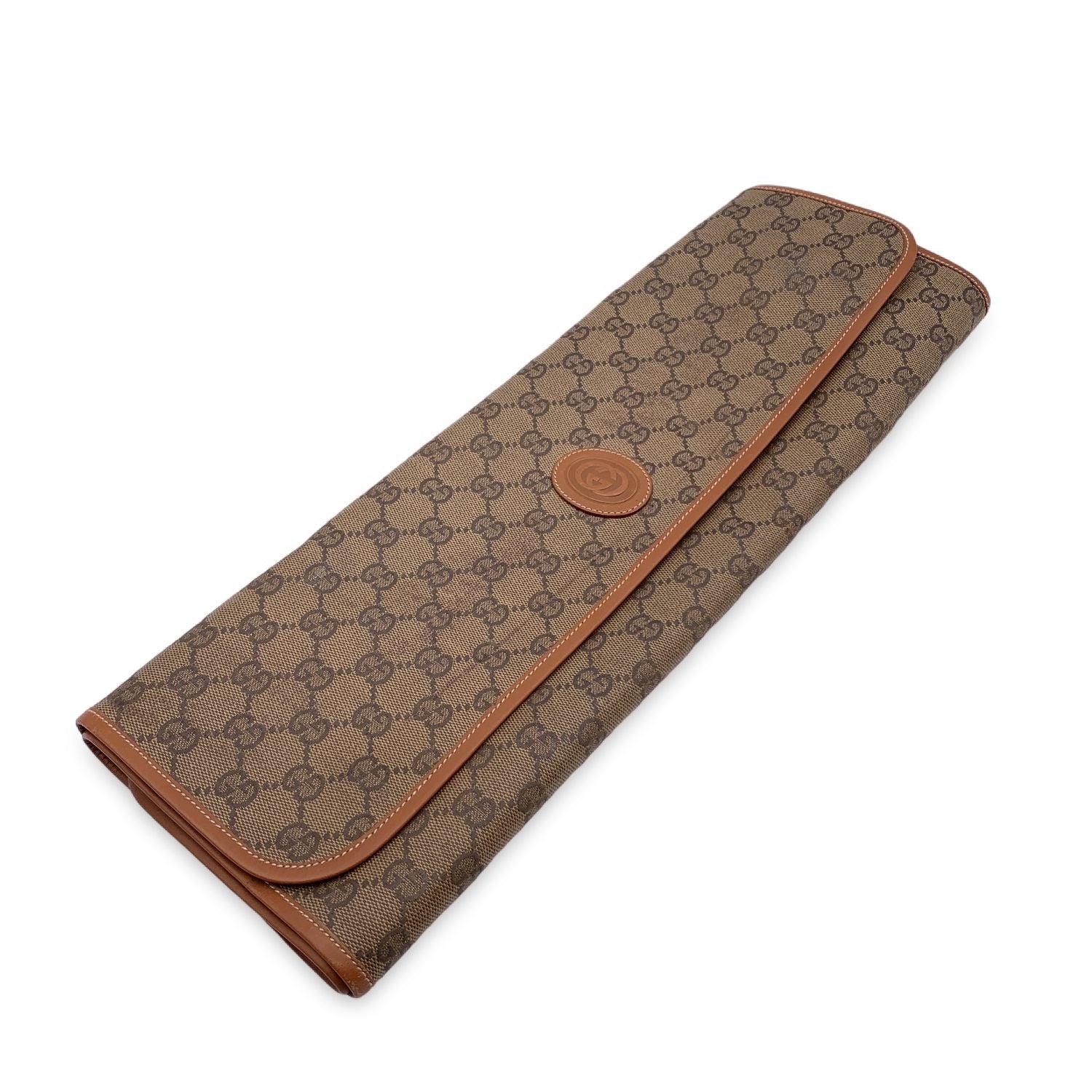 This beautiful Bag will come with a Certificate of Authenticity provided by Entrupy. The certificate will be provided at no further cost This travel tie case by Gucci will keep your ties wrinkle free while traveling. It saves executives time by