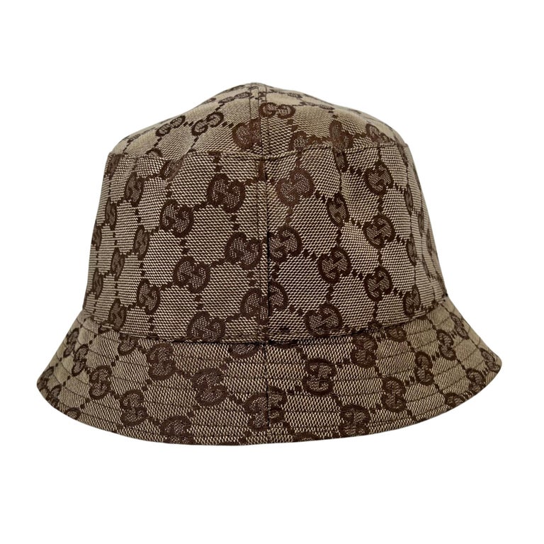 Gucci Vintage Monogram GG Bucket Hat For Sale at 1stDibs