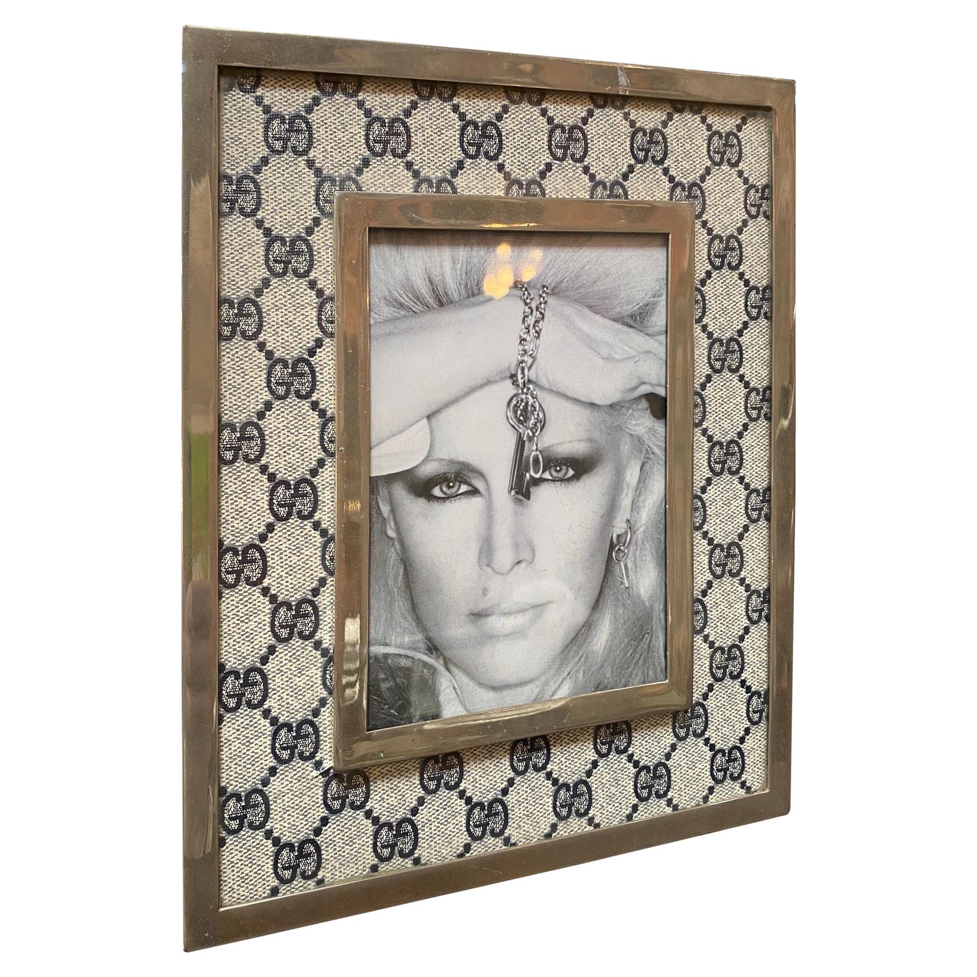 Gucci Vintage Monogram Picture Frame, Italy, 1970s