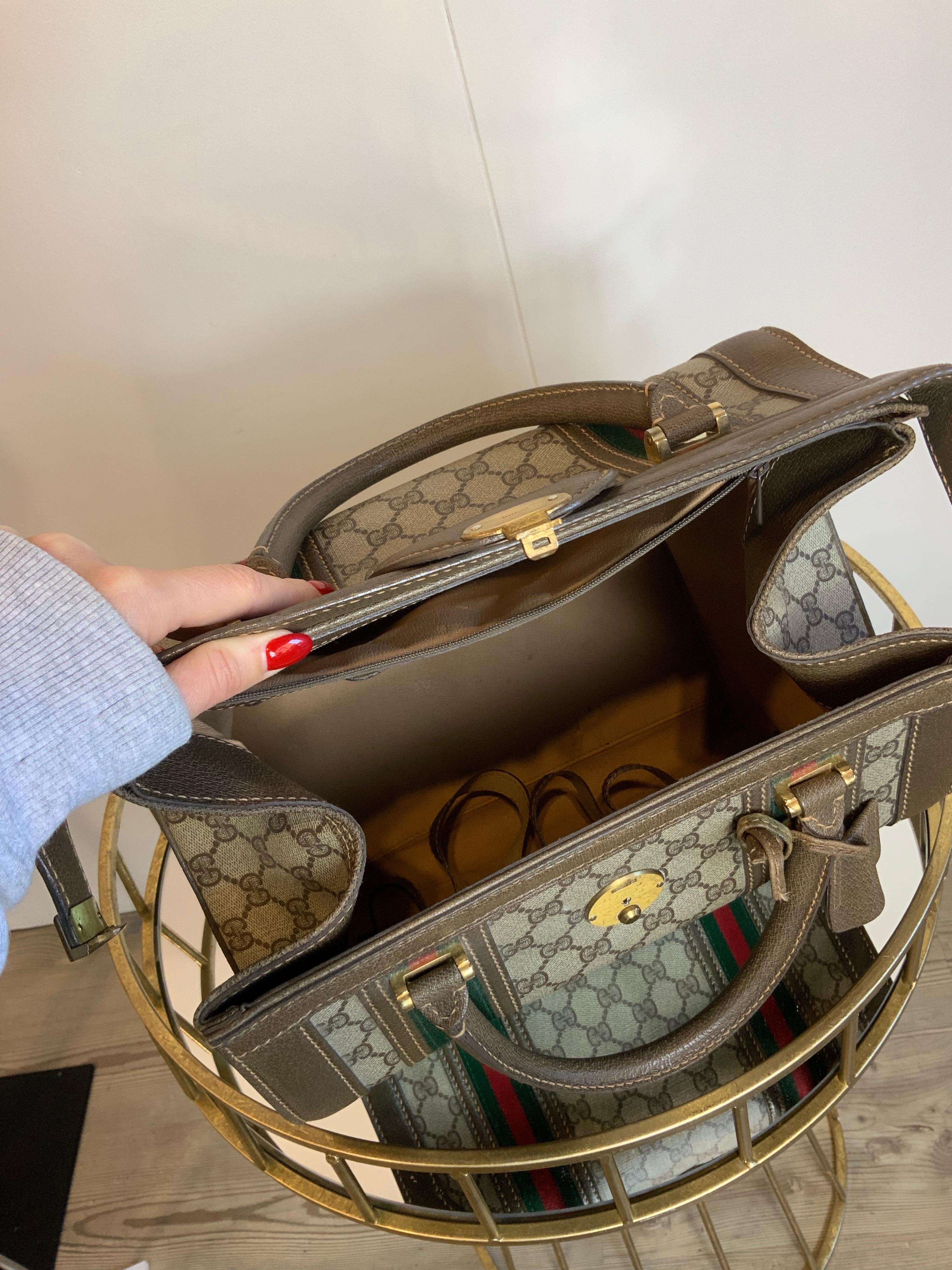 Gucci vintage monogram small Trunk 7