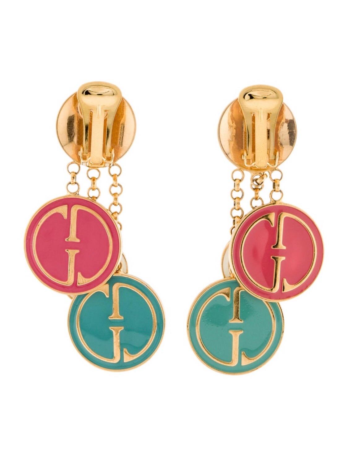 colorful gucci earrings
