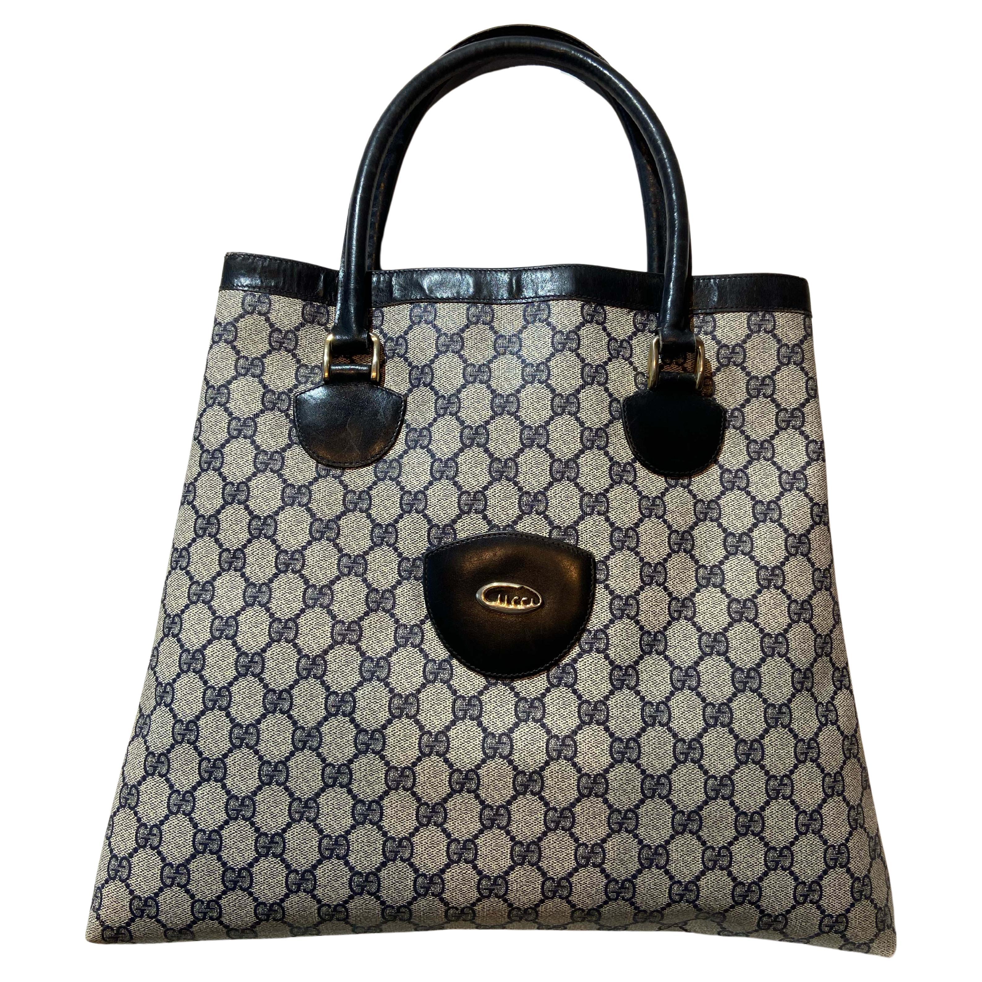 Vintage gucci tote bag deals