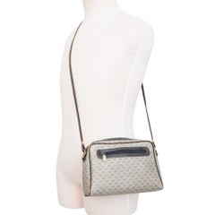 Gucci Vintage Navy GG Supreme Monogram Crossbody Bag Small