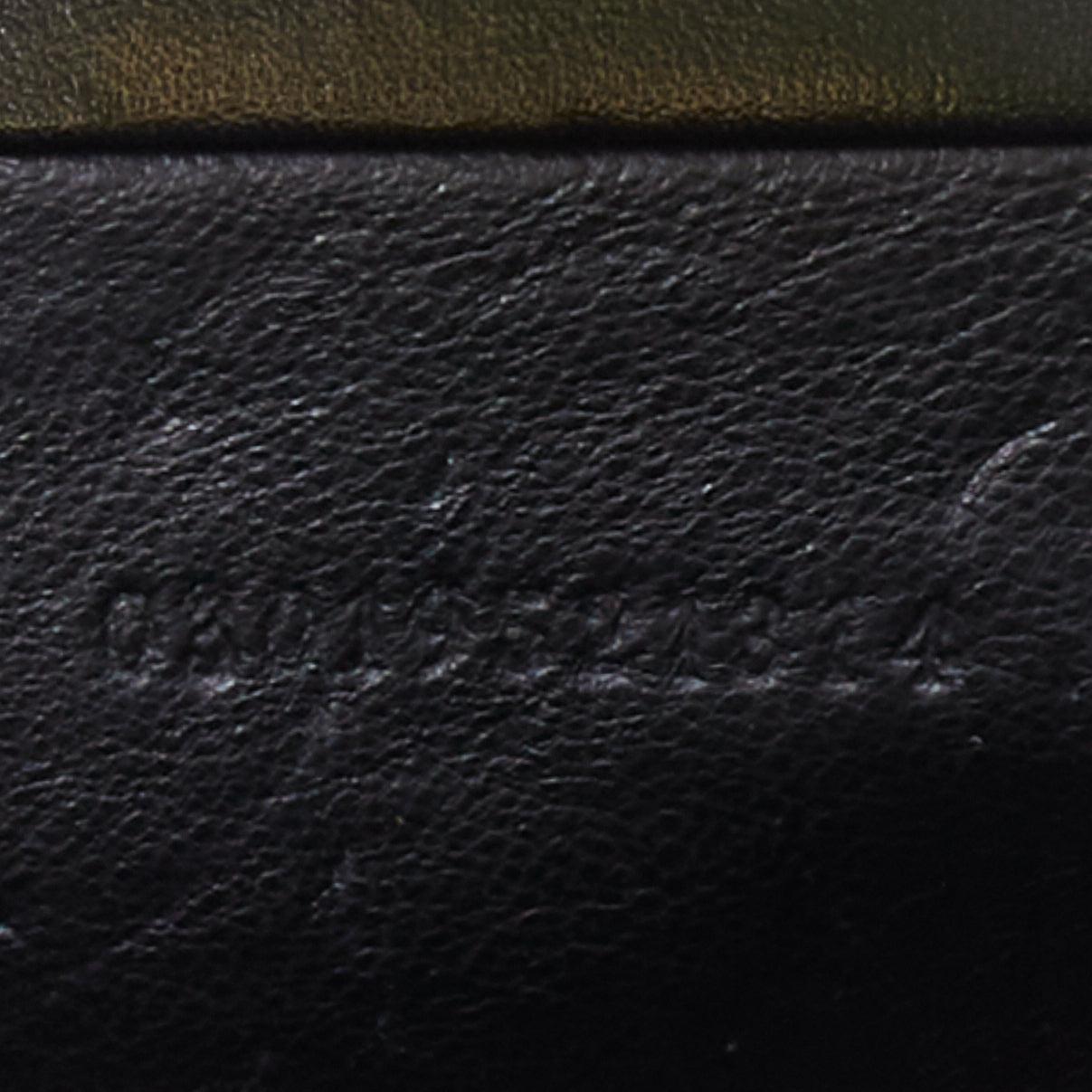 GUCCI Vintage Old Haroco schwarz Pony Haar Gold Logo Rahmen Crossbody Mini Tasche im Angebot 6
