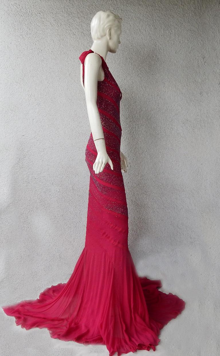 Robe de soirée perlée Gucci Vintage Opulent   NWT Pour femmes en vente