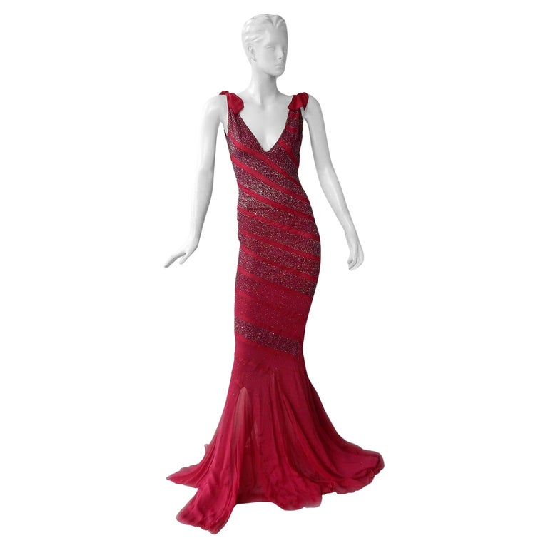 Abito da sera con perline Vintage Opulent Gucci NWT in vendita su