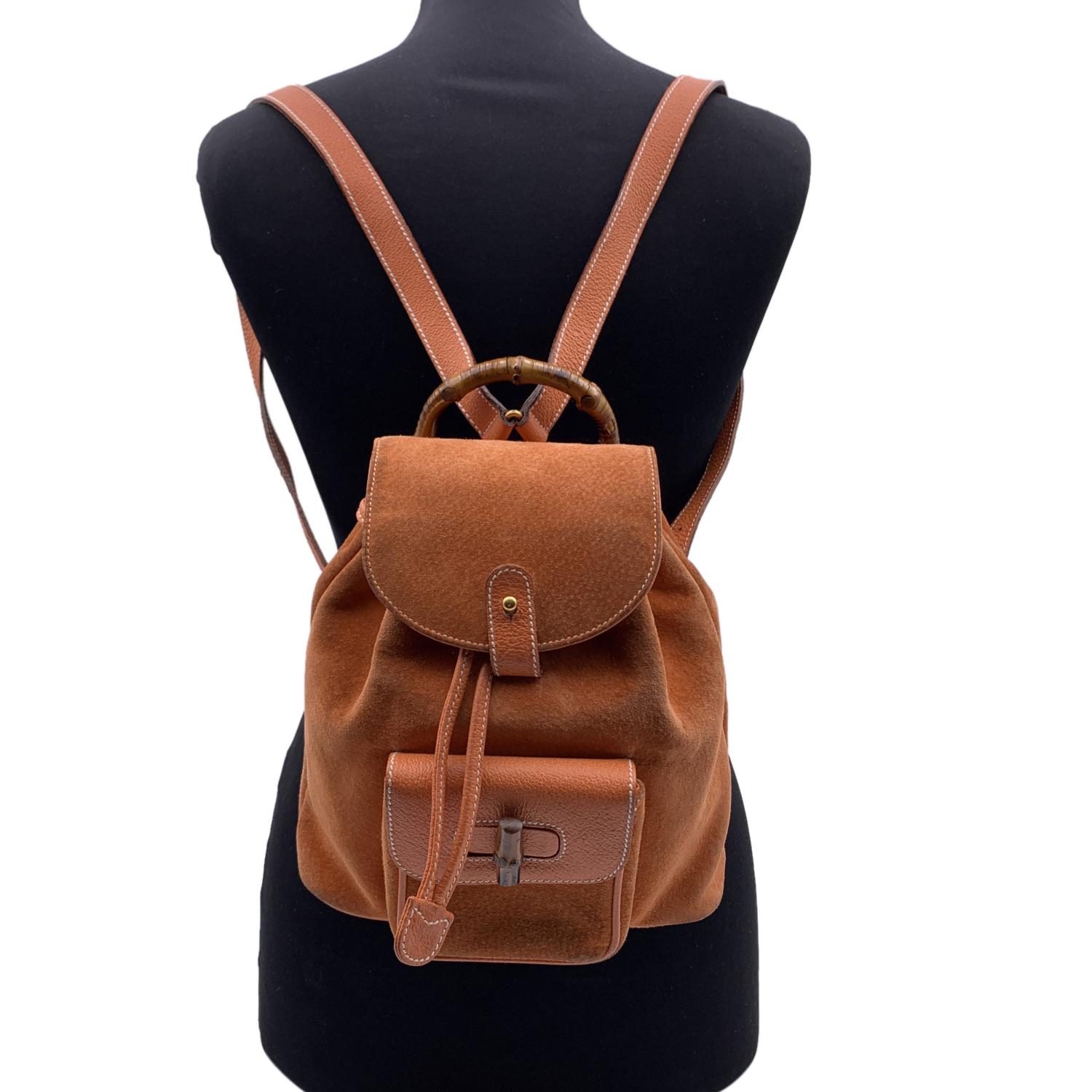 orange gucci backpack