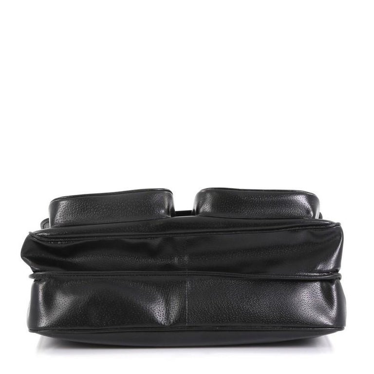 Gucci Vintage Pocket Briefcase Leather Medium at 1stDibs