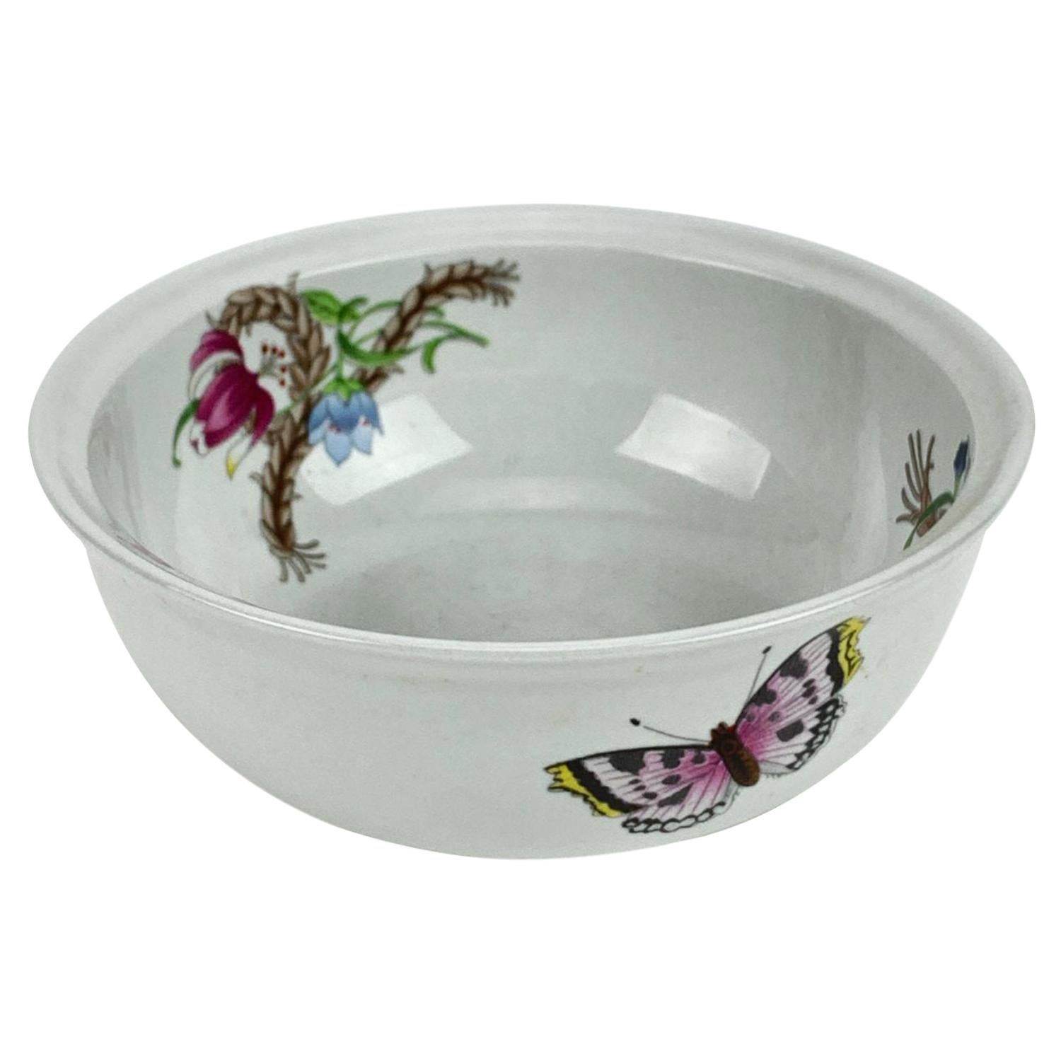 Gucci Vintage Porcelain Cesti e Nastri Floral Small Round Bowl